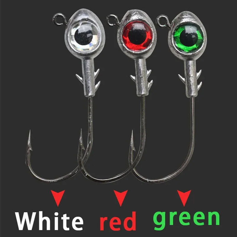 5Pcs/Lot Lead Head Hooks Big E - Fishing Hook Barbless review and price