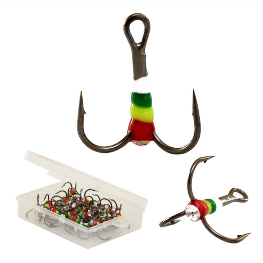 5pcs40pcs Ice Fishing Rainbow  - Fishing Hook Assortment review and price