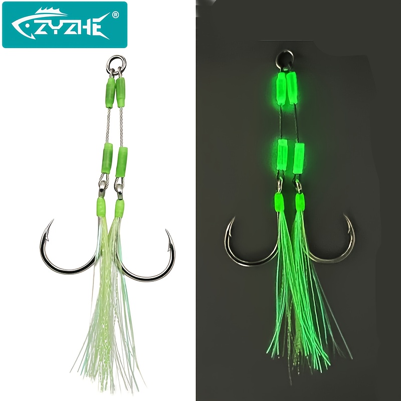 ZYZHE 1/3/5pcs Jig Assist Hook - Fishing Hook Assortment review and price