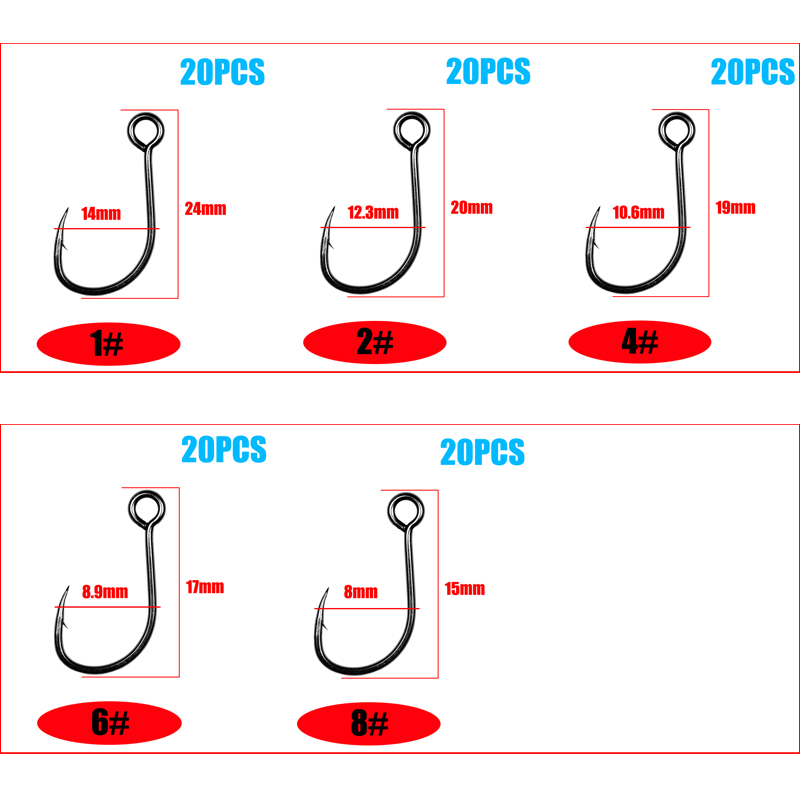 20Pcs Hook Fishing Hooks Big R - Fishing Hook Assortment review and price