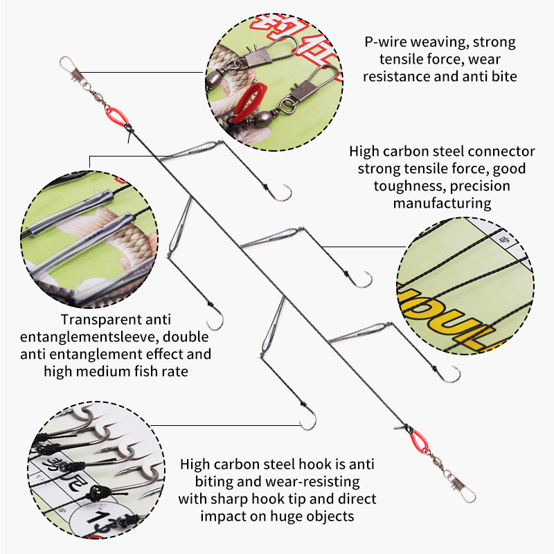 1pc High Carbon Steel Rigs Swi - Fishing Hook Assortment review and price