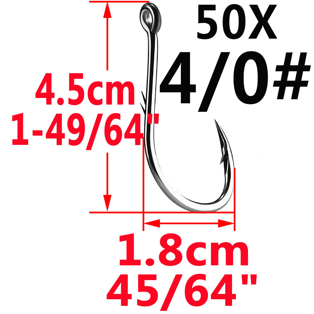 50pcs Iseama Circle Carp Eyed  - Fishing Hook Assortment review and price
