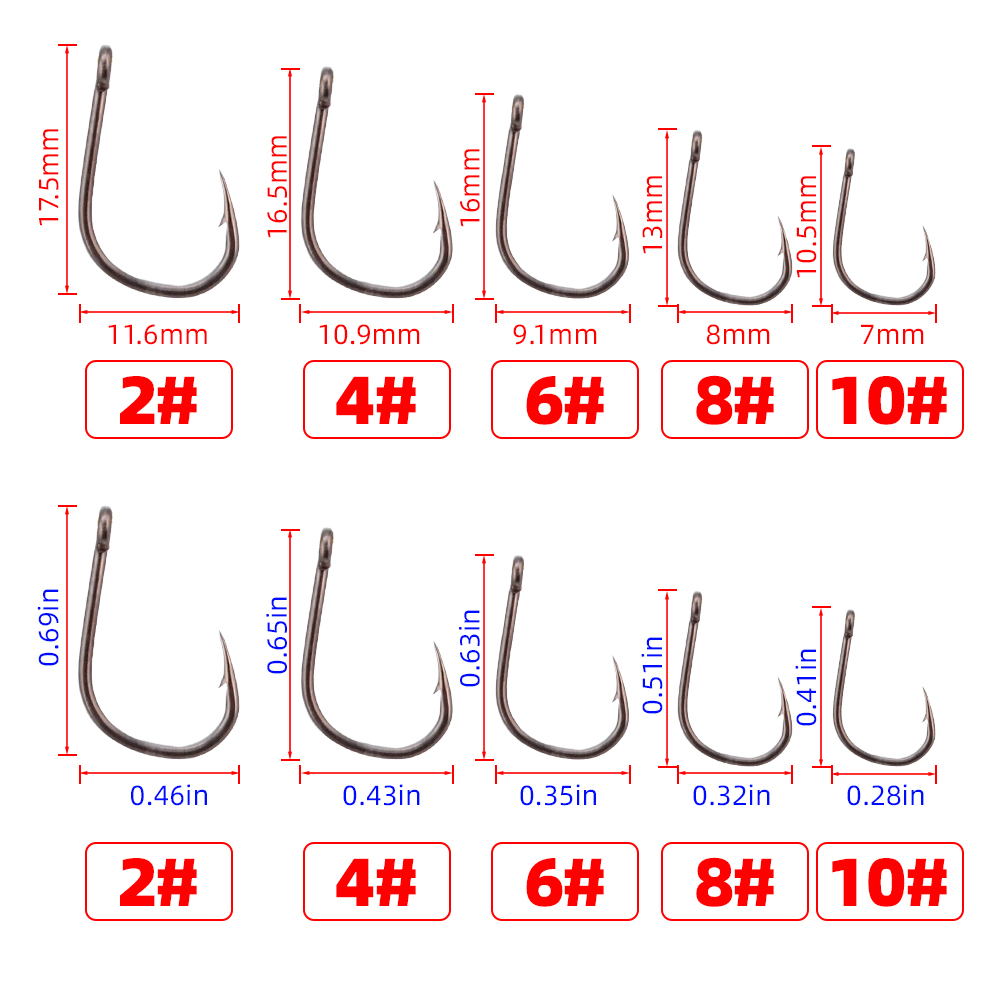 100pcs Stainless Steel Barbed  - Fishing Hook Assortment review and price