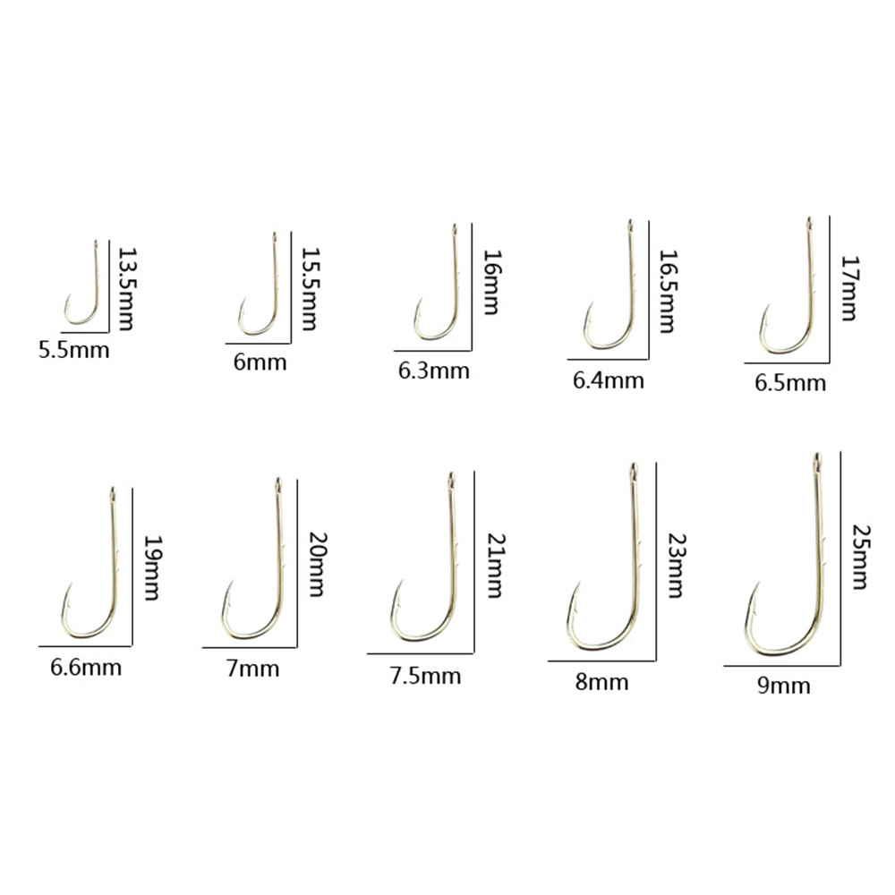 50/100pcs Silver Long Handled  - Fishing Hook Circle review and price