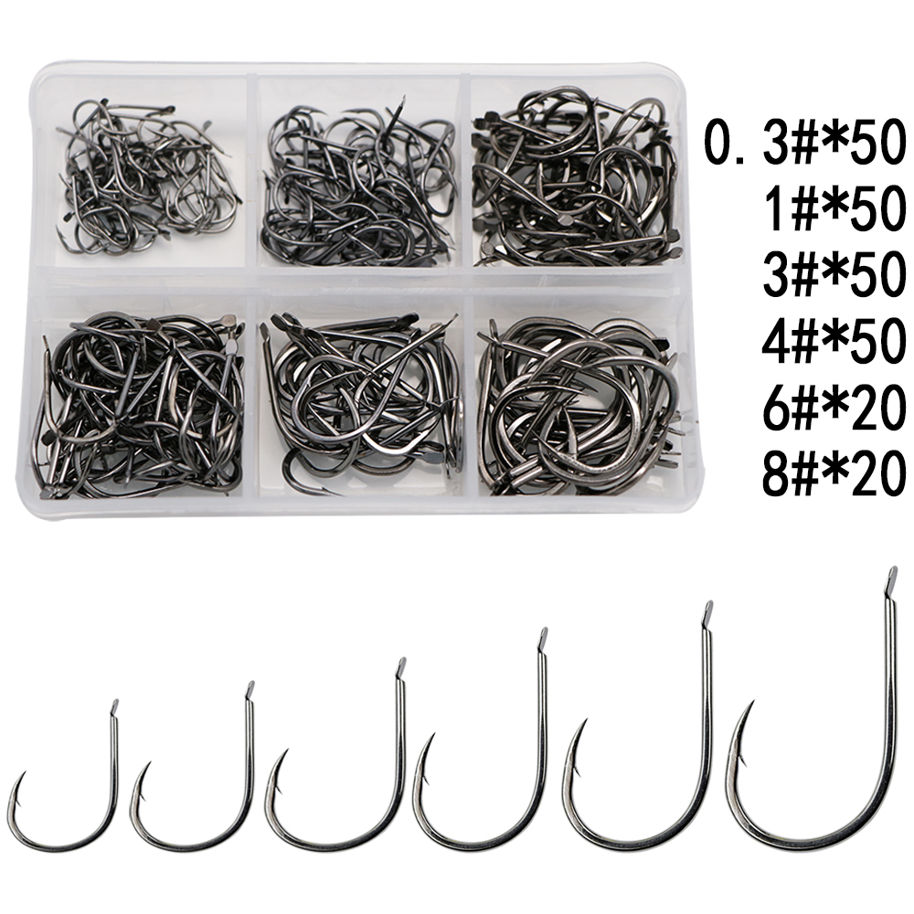 240pcs/box Barbed Fishing Hook - Fishing Hook Barbless review and price