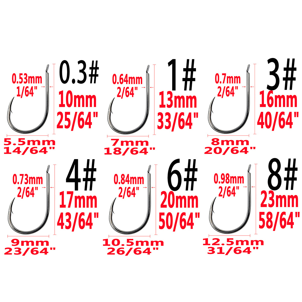 240pcs/box Barbed Fishing Hook - Fishing Hook Barbless review and price