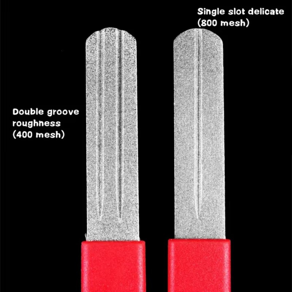 2Pcs Double-Sided Fishing Hook - Fishing Hook Sharpener review and price